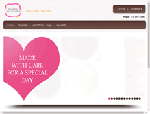 Tablet Screenshot of itty-bittycakes.com